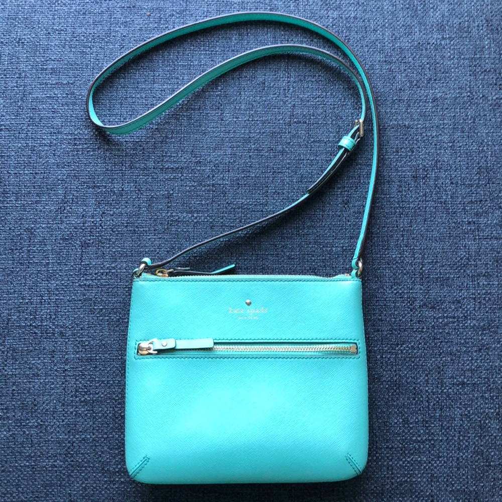 Kate Spade turquoise crossbody bag